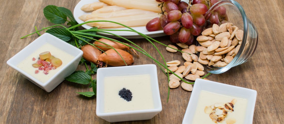 Gazpacho esparragos blancos